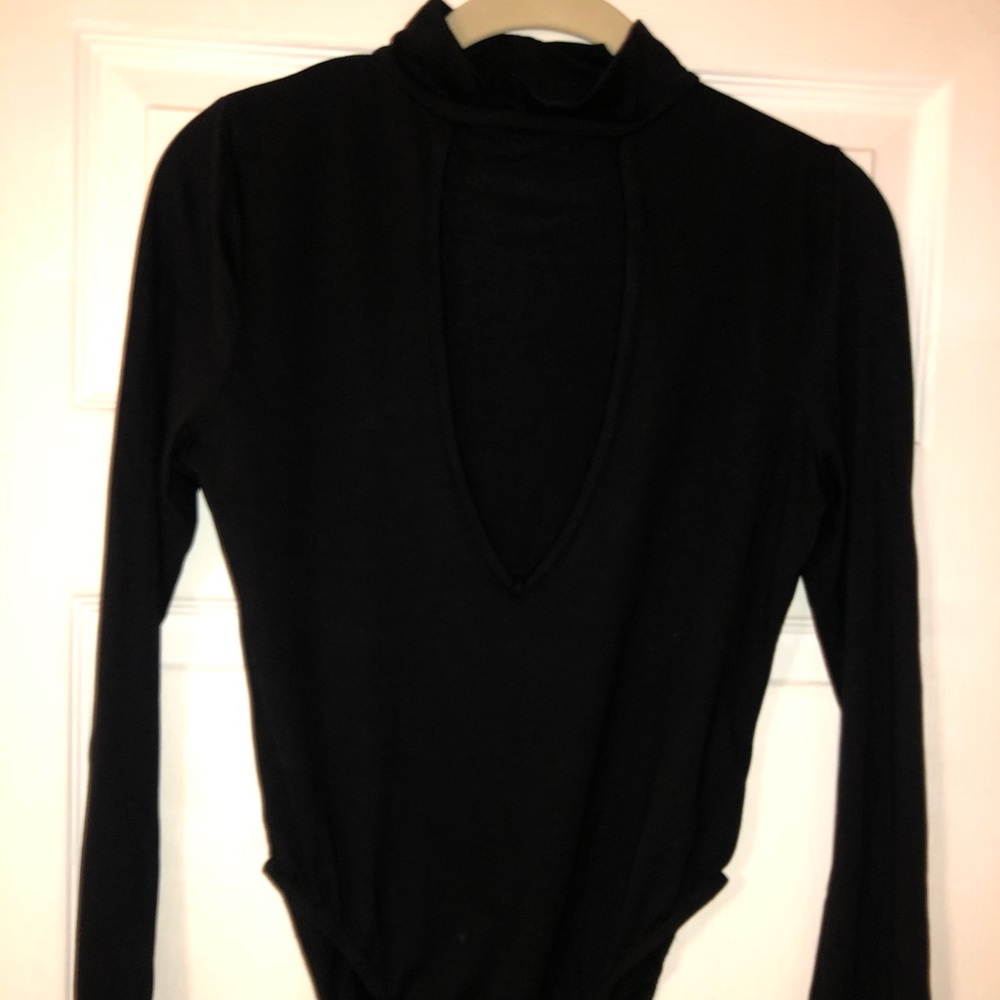 Missguided low cut bodysuit, size small